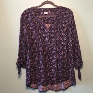Navy Westport (Dressbarn) blouse